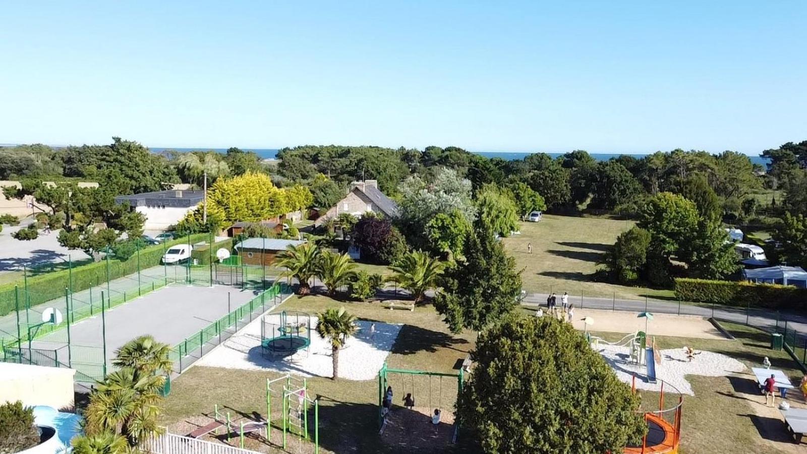 Camping De La Plage De Cleut-Rouz Fouesnant Buitenkant foto
