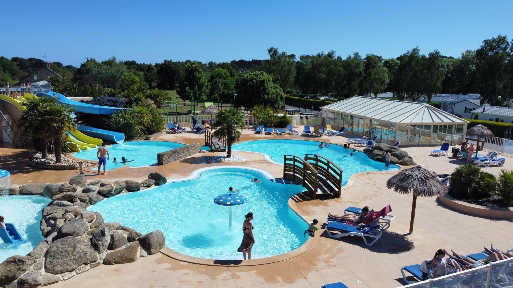 Camping De La Plage De Cleut-Rouz Fouesnant Buitenkant foto
