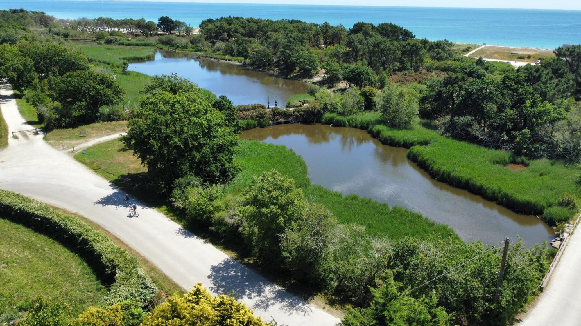 Camping De La Plage De Cleut-Rouz Fouesnant Buitenkant foto