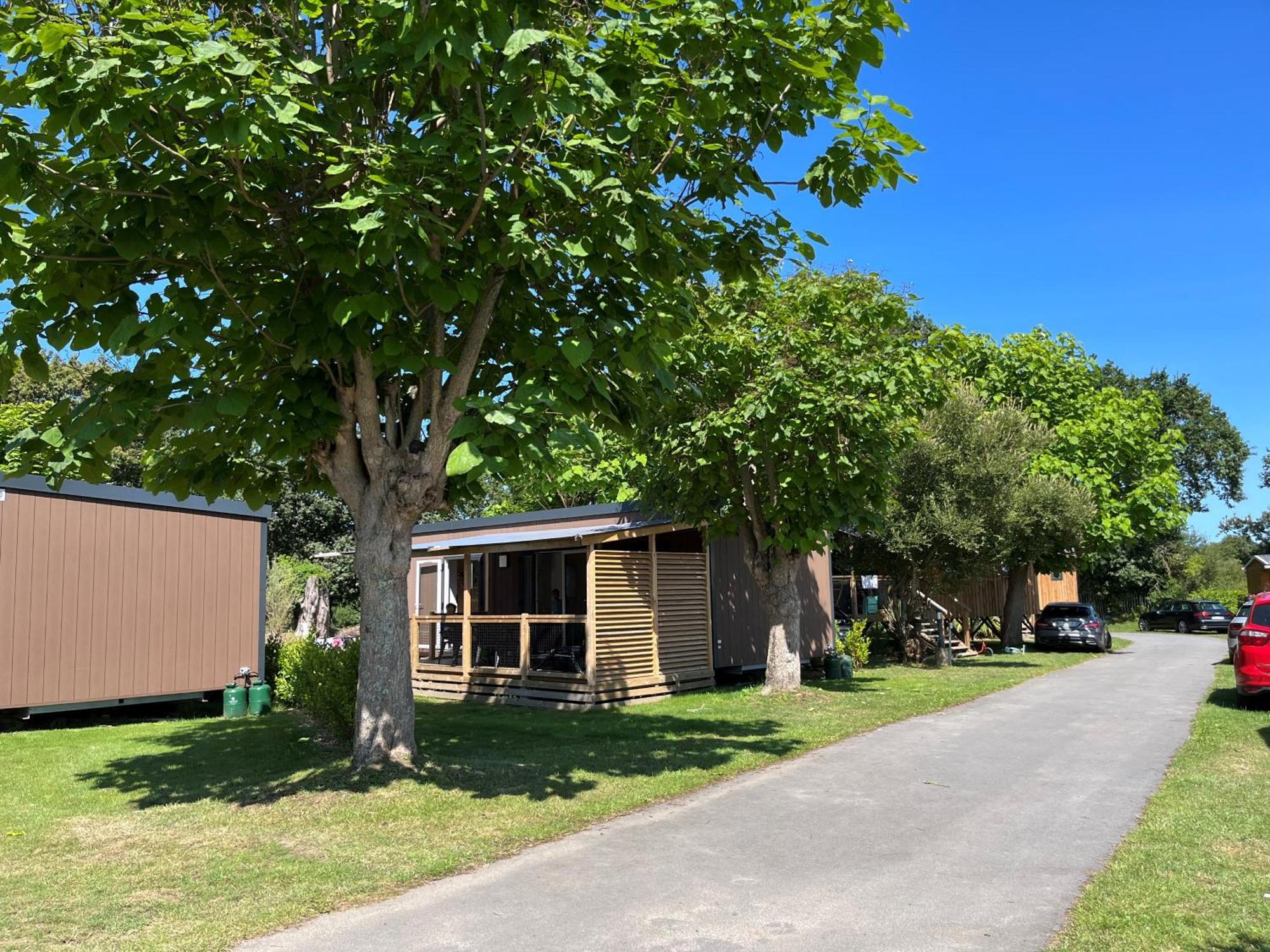 Camping De La Plage De Cleut-Rouz Fouesnant Buitenkant foto